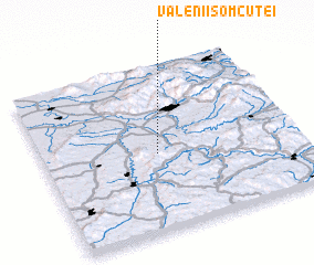 3d view of Vălenii Şomcutei