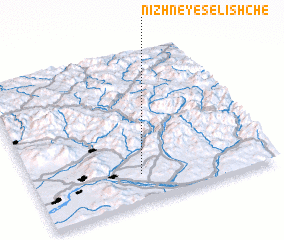 3d view of Nizhneye Selishche