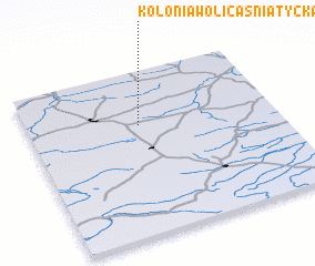 3d view of Kolonia Wolica Śniatycka