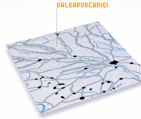 3d view of Valea Purcăriei