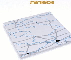 3d view of Stary Berezów