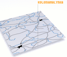 3d view of Kolonia Małynka