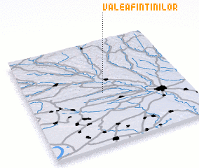 3d view of Valea Fîntînilor