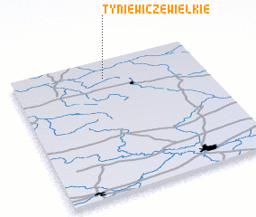 3d view of Tyniewicze Wielkie