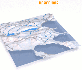 3d view of Néa Fókaia