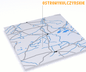 3d view of Ostrowy Kulczyńskie