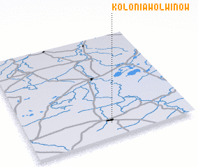 3d view of Kolonia Wolwinów