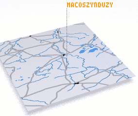 3d view of Macoszyn Duży