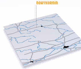 3d view of Nowy Kornin