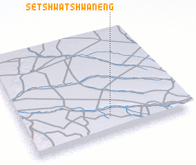 3d view of Setshwatshwaneng