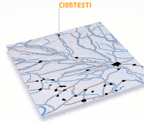 3d view of Cionteşti