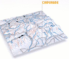 3d view of Cîmpu Mare