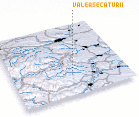 3d view of Valea Secăturii