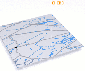 3d view of Ekerö