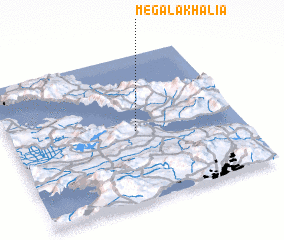 3d view of Megála Khalía