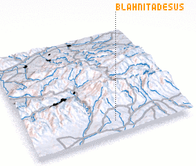 3d view of Blahniţa de Sus