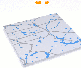 3d view of Mäkijärvi