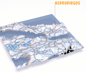 3d view of Asprópirgos