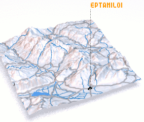 3d view of Eptámiloi