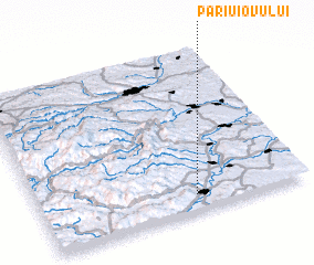 3d view of Părîu Iovului