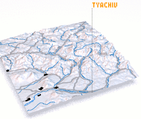 3d view of Tyachiv