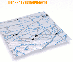 3d view of Verkhneye Sinevidnoye