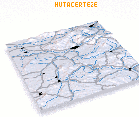 3d view of Huta Certeze