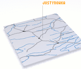 3d view of Justynówka