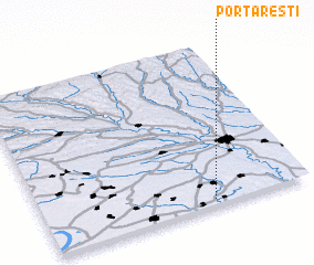 3d view of Portăreşti