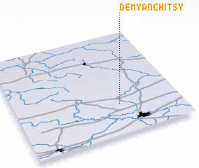 3d view of Demyanʼchitsy