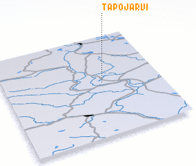 3d view of Tapojärvi