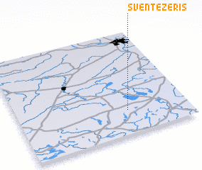 3d view of Šventežeris