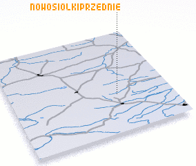 3d view of Nowosiółki Przednie