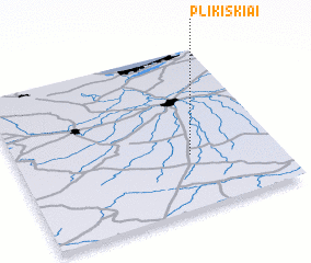 3d view of Plikiškiai