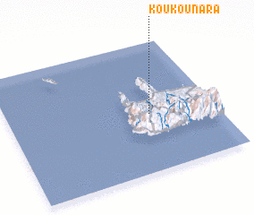3d view of Koukounará
