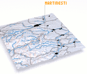 3d view of Mărtineşti