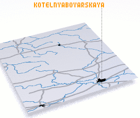 3d view of Kotelʼnya Boyarskaya