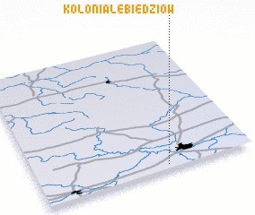 3d view of Kolonia Lebiedziów