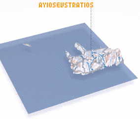 3d view of Áyios Evstrátios