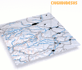 3d view of Ciugudu de Sus