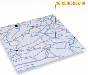 3d view of Meironiškėliai