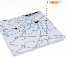 3d view of Skribakiai