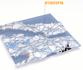 3d view of Ayía Sofía