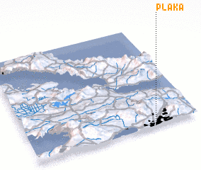 3d view of Pláka