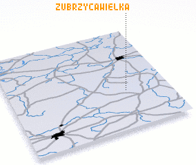 3d view of Zubrzyca Wielka