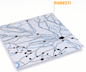 3d view of Pioreşti
