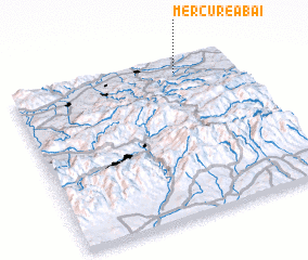 3d view of Mercurea-Băi