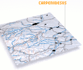 3d view of Carpenii de Sus