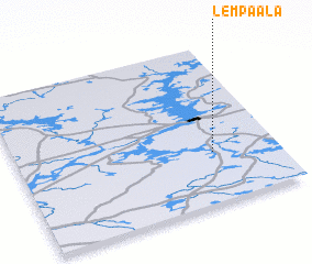 3d view of Lempäälä