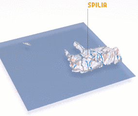 3d view of Spiliá